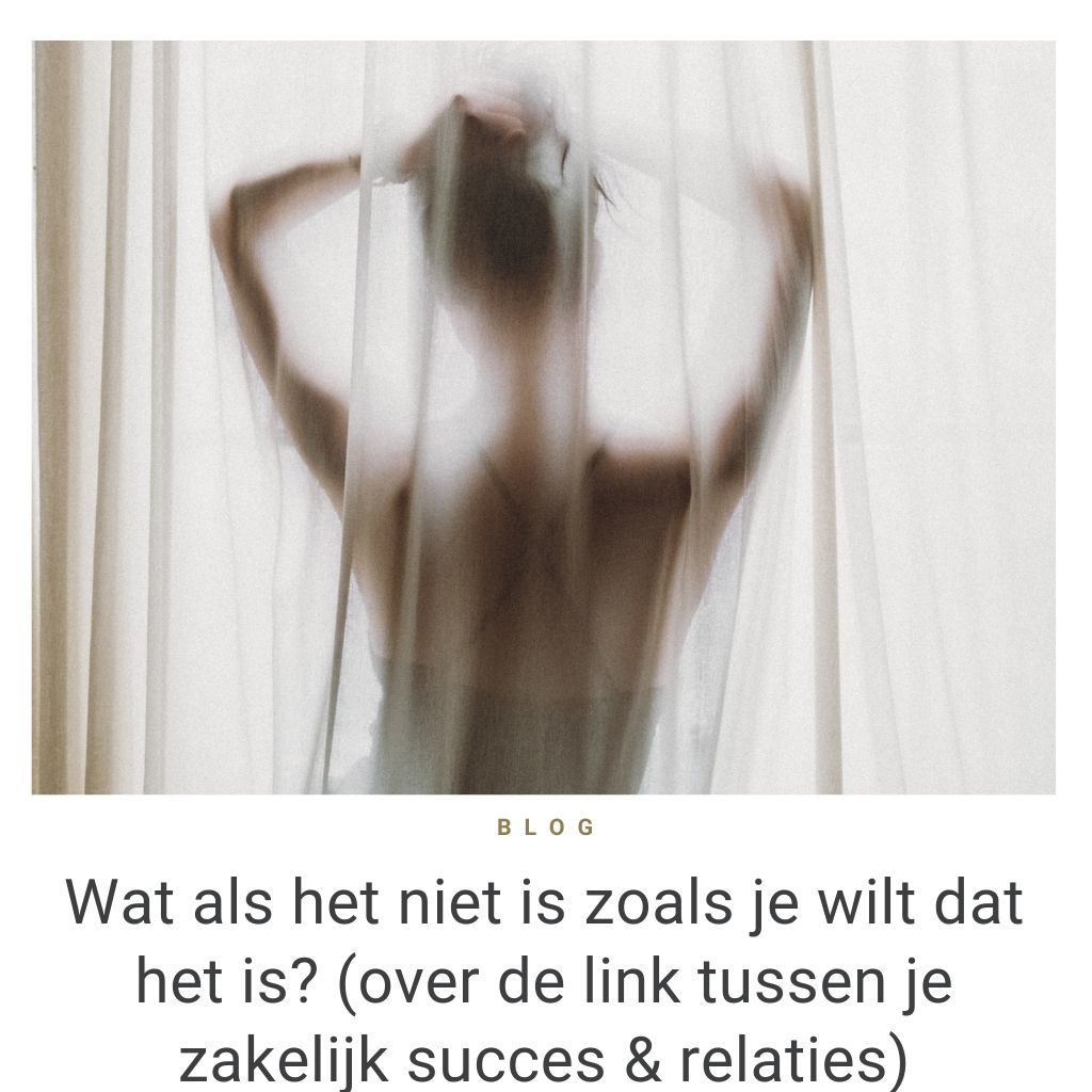 link tussen zakelijk succes en persoonlijk leven blog Maike