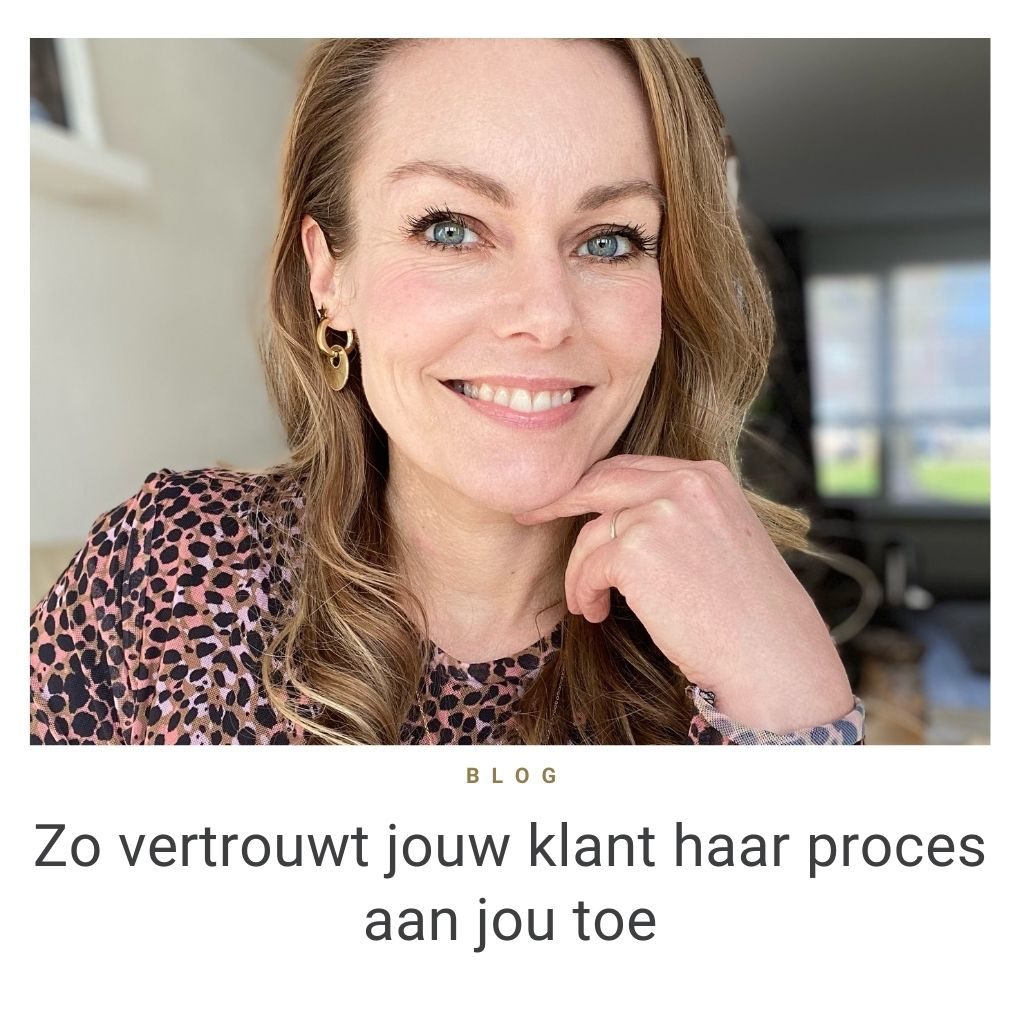 Zo vertrouwt jouw klant haar proces aan jou toe blog