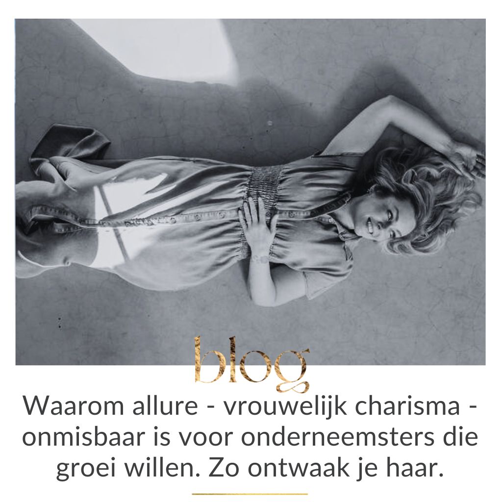 Allure en mystiek in business - vrouwelijke ondernemer straalt vertrouwen en magnetische energie uit