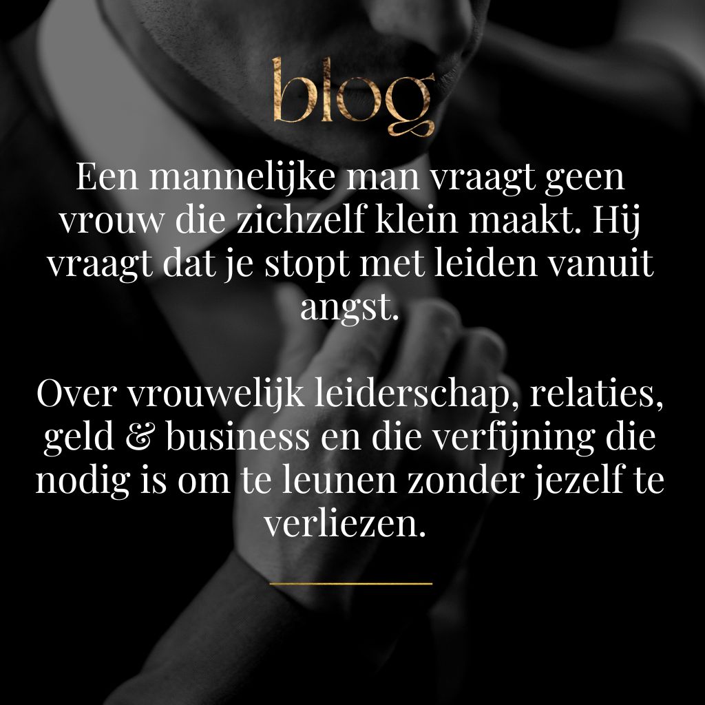 Vrouwelijk leiderschap in relatie, geld en business door Maike Maessen